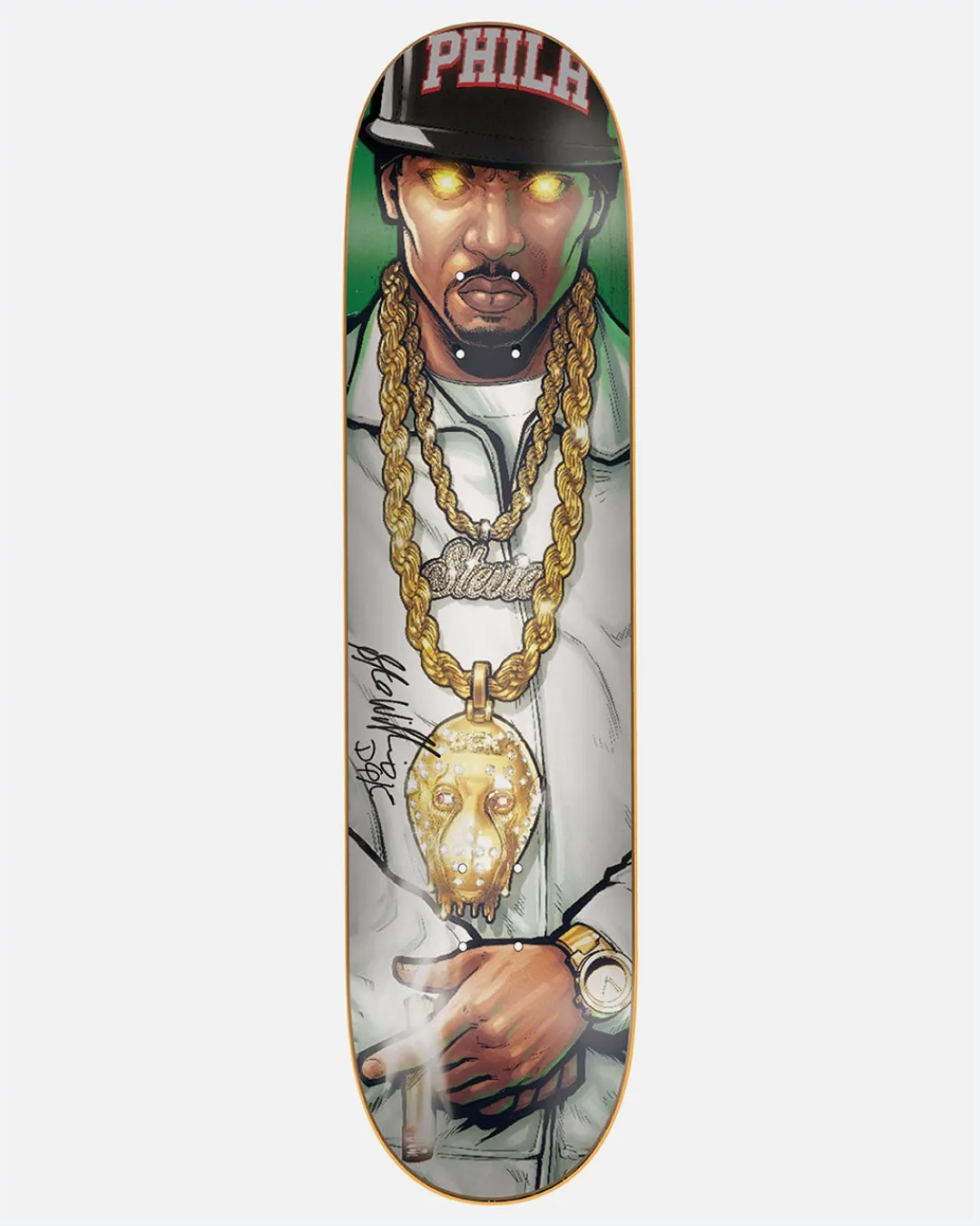 Dirty Ghetto Kids Autographed Possesed Williams 8.1" Skateboard Deck| Pro Skateboards