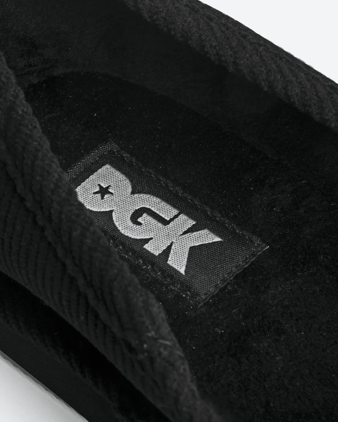 Dirty Ghetto Kids Blessed Embroidered Corduroy Slippers| Accessories