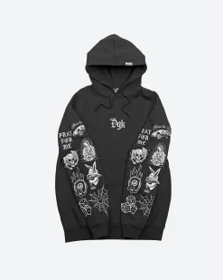 Dirty Ghetto Kids Crazy Life Embroidered Hooded Fleece| Hoodies & Fleece