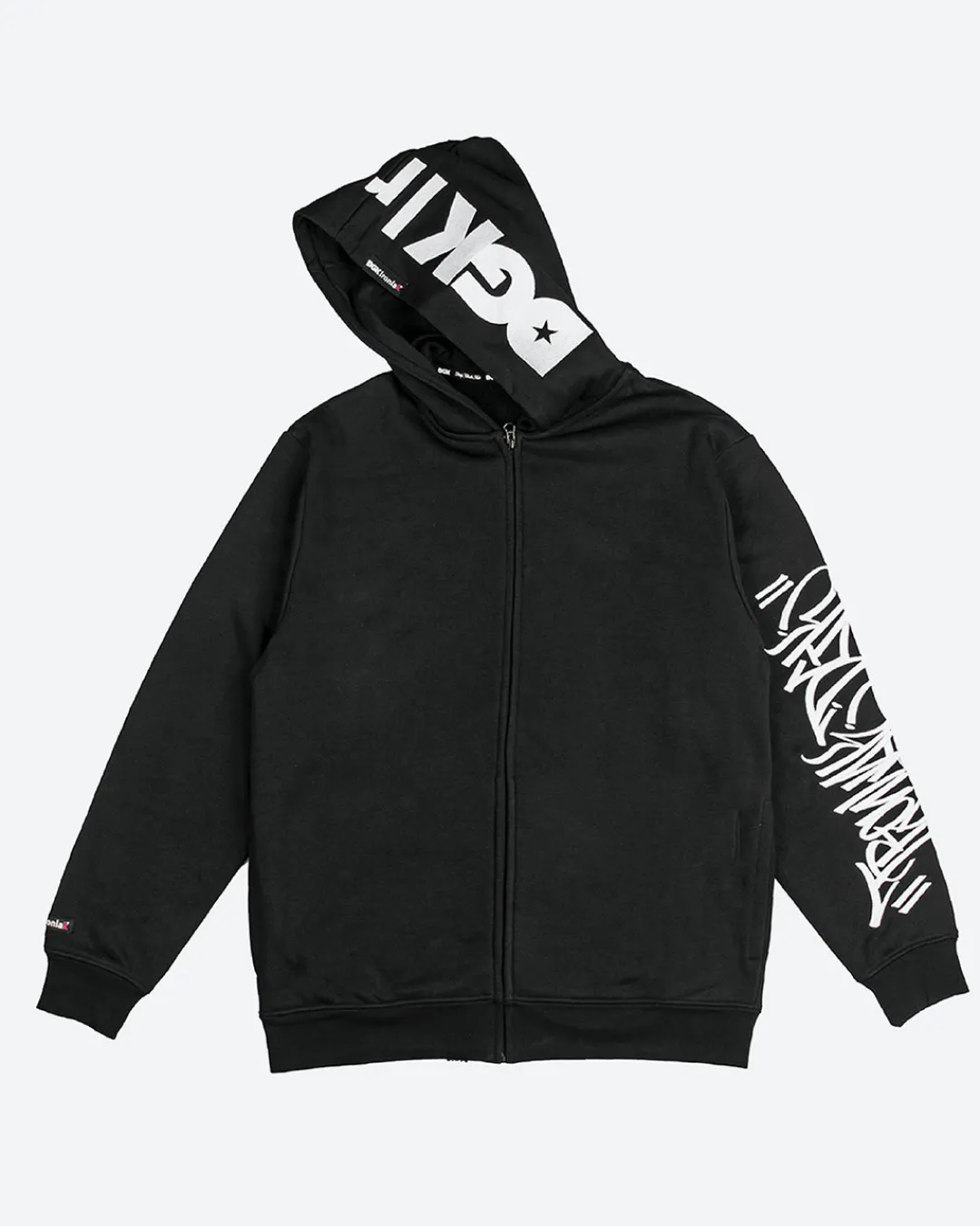 Dirty Ghetto Kids DGK x Ironlak Tag Zip-Up Embroidered Hooded Fleece| Hoodies & Fleece