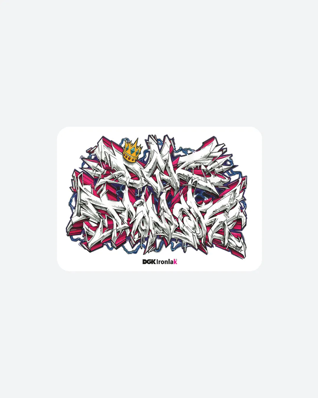 Dirty Ghetto Kids DGK x Ironlak Volts Sticker| Stickers