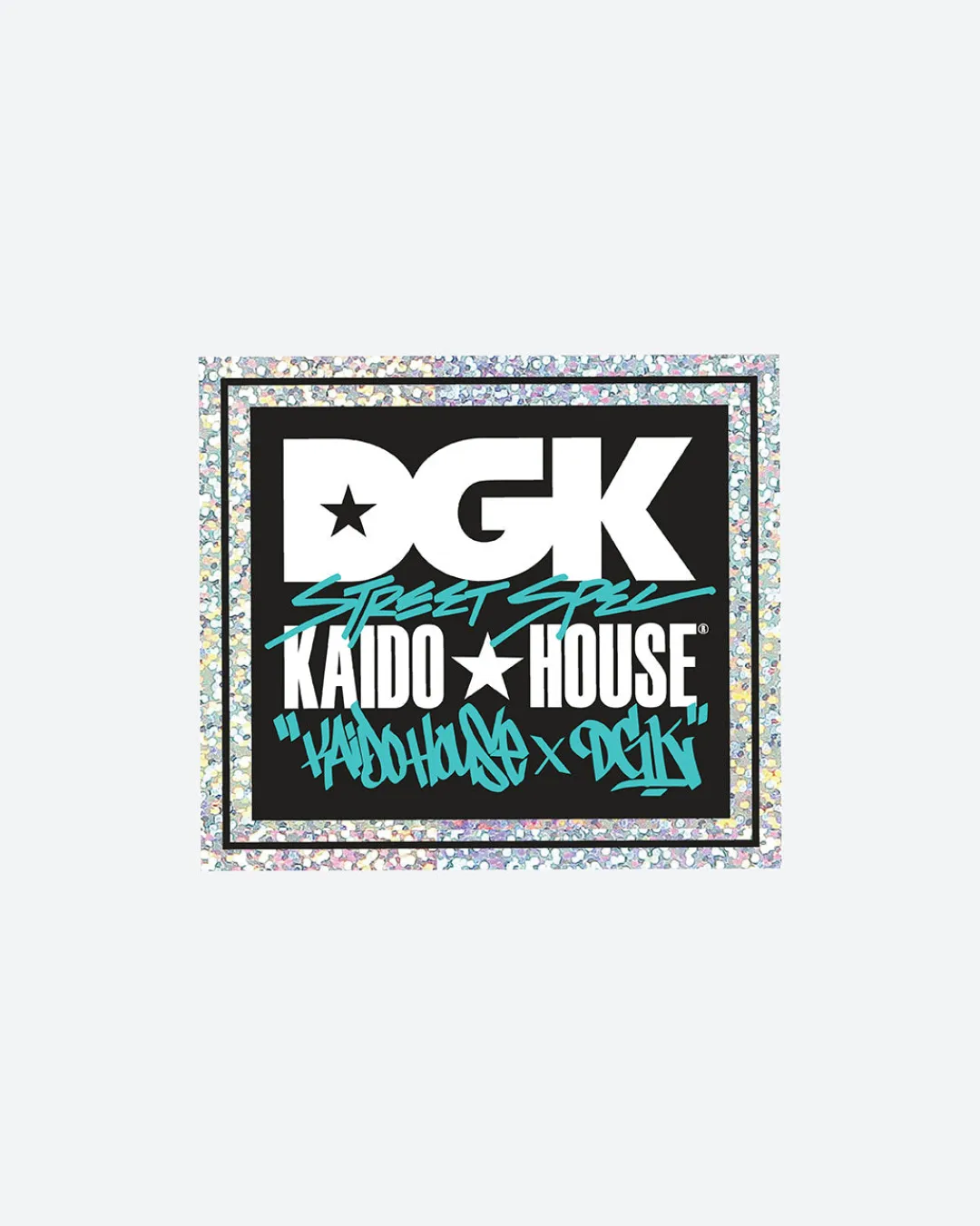 Dirty Ghetto Kids DGK X Kaido House Street Spec Sticker| Stickers|Accessories