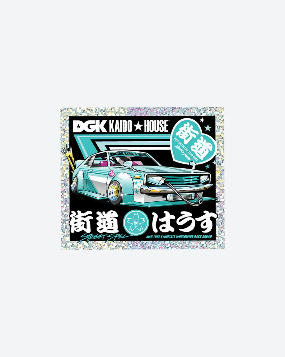 Dirty Ghetto Kids DGK X Kaido House Zokusha Sticker| Stickers|Accessories