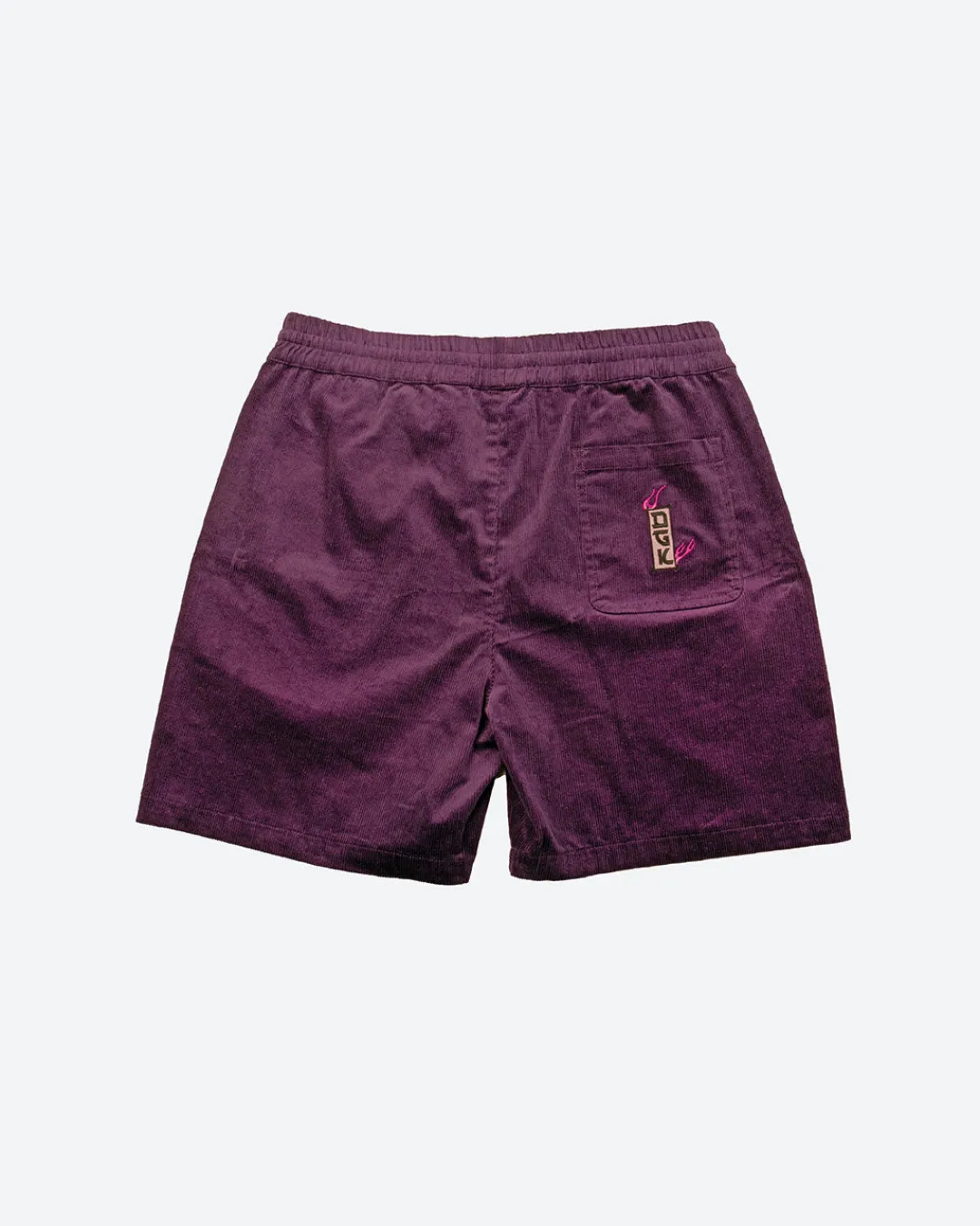 Dirty Ghetto Kids Fire Blossom Embroidered Corduroy Short| Bottoms