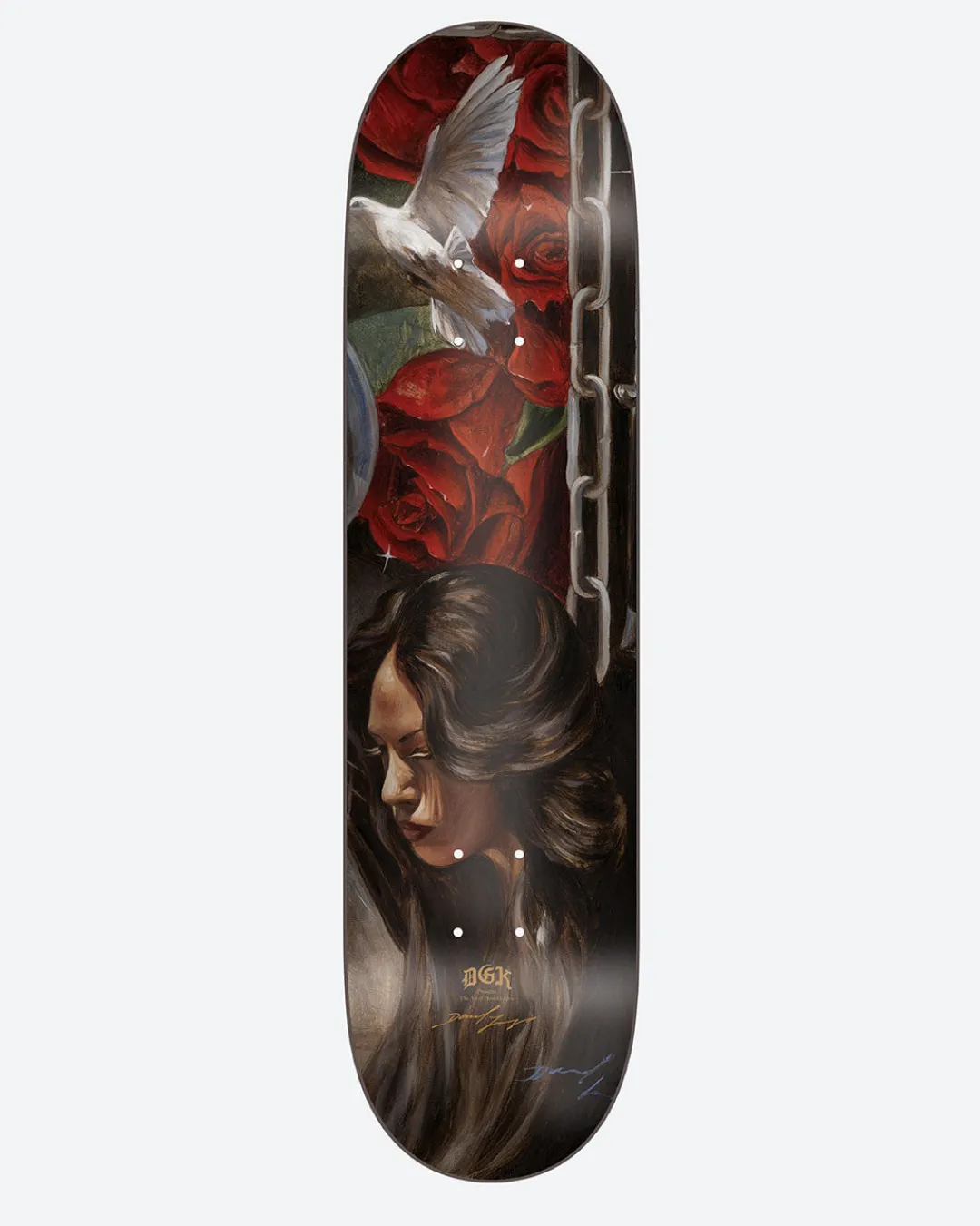Dirty Ghetto Kids Godffiti No.5 8.25" Skateboard Deck| Logo Skateboards