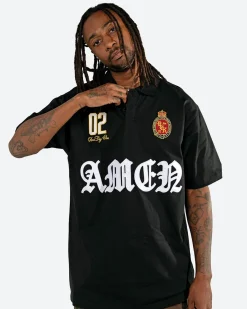 Dirty Ghetto Kids Imperial Embroidered Polo Shirt| Tops