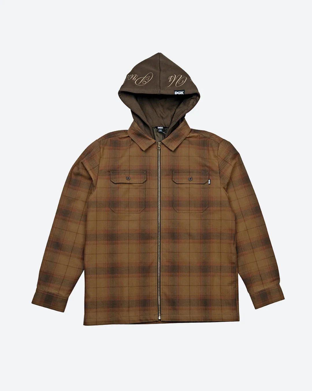 Dirty Ghetto Kids In Chains Embroidered Flannel Shacket| Jackets
