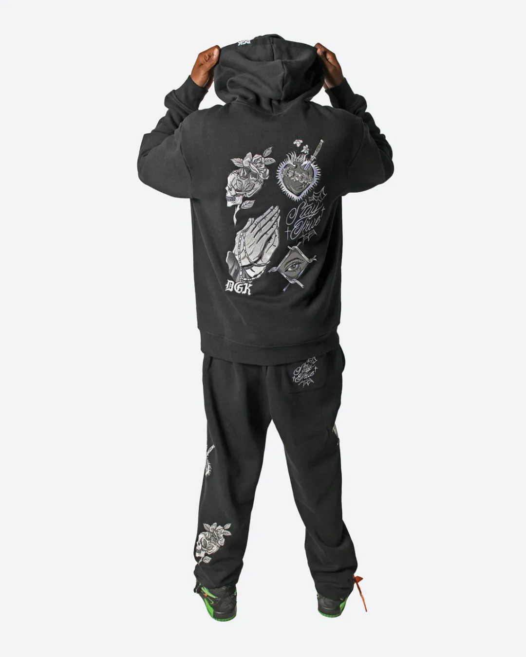 Dirty Ghetto Kids Inked Embroidered Hooded Fleece| Hoodies & Fleece