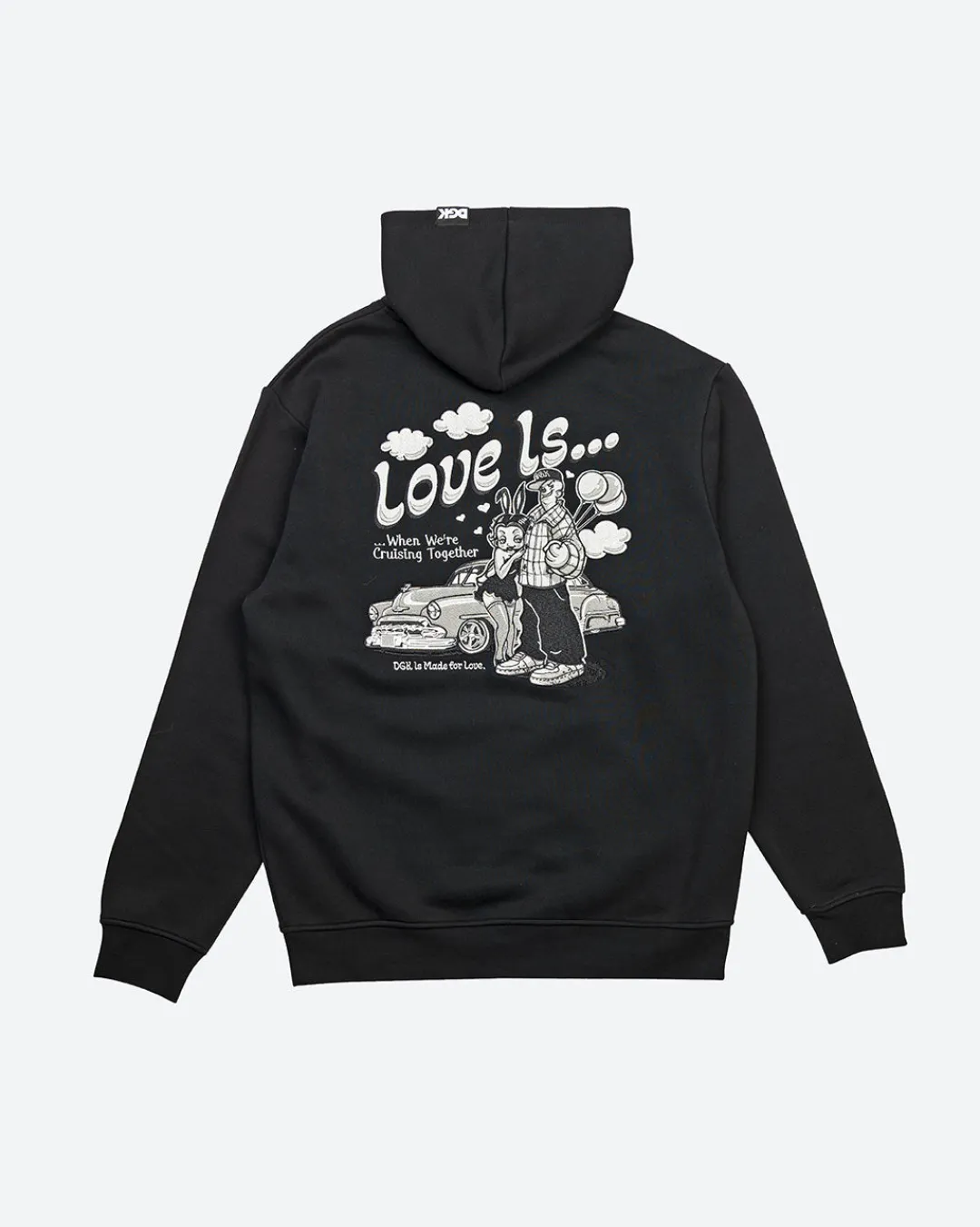 Dirty Ghetto Kids Love Is..Embroidered Hooded Fleece| Hoodies & Fleece
