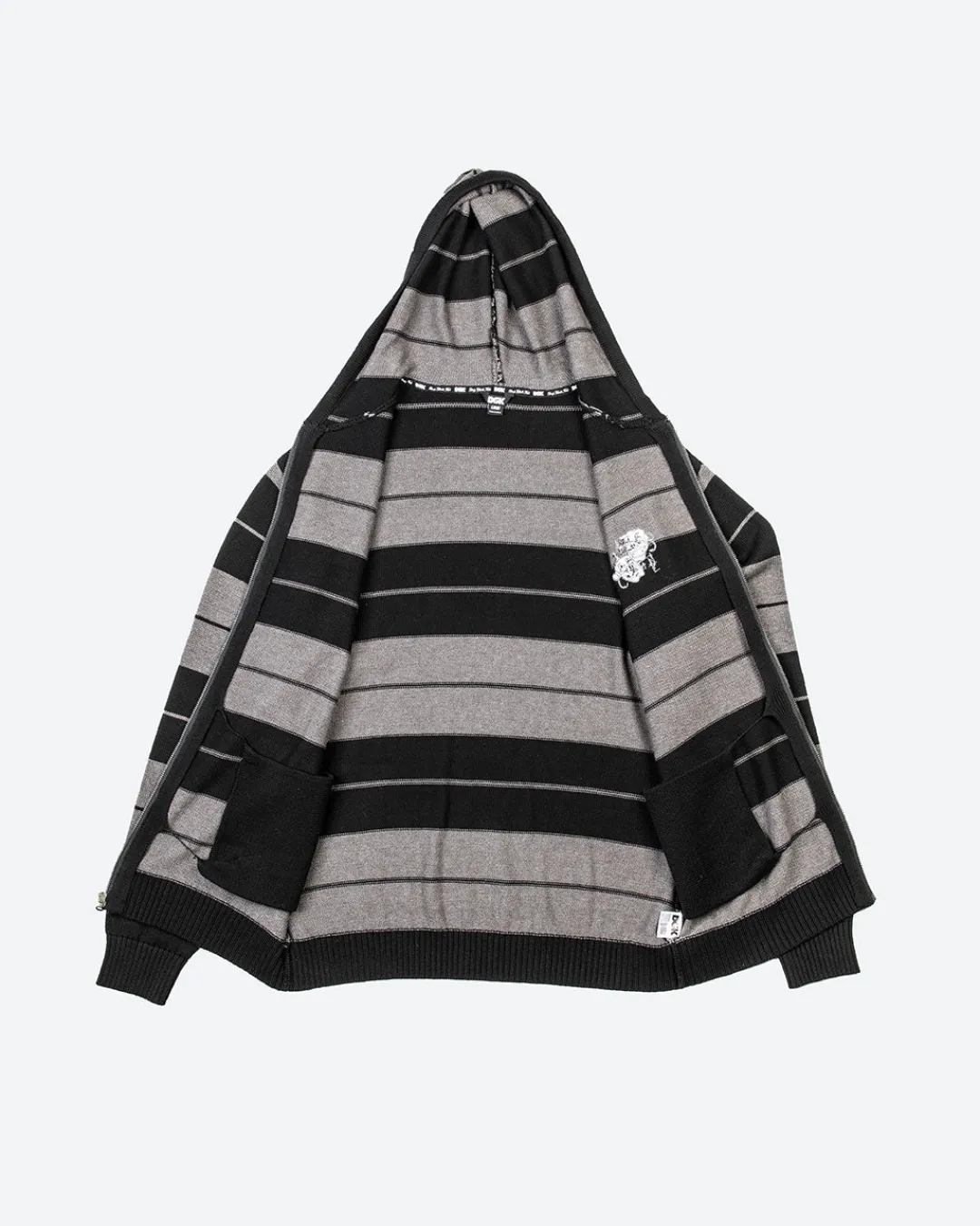 Dirty Ghetto Kids Mindset Zip-Up Hooded Sweater| Jackets