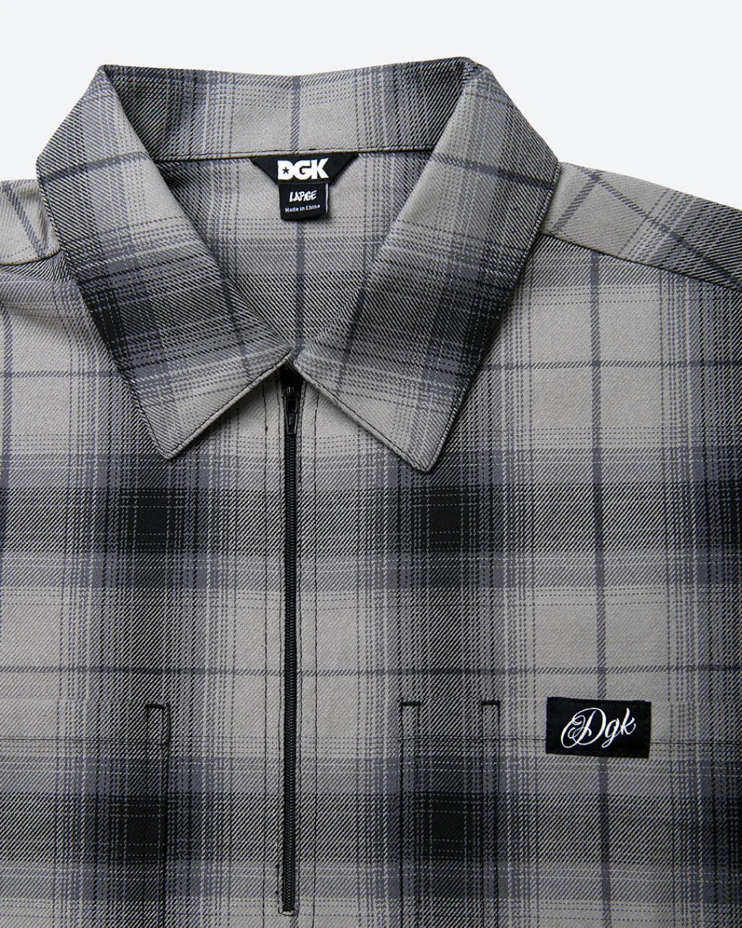 Dirty Ghetto Kids Players Club Embroidered Flannel Shirt| Tops