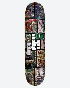 Dirty Ghetto Kids Scrapbook 8.25" Skateboard Deck| Logo Skateboards