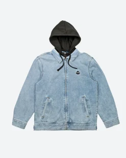 Dirty Ghetto Kids Spade Embroidered Denim Jacket| Jackets