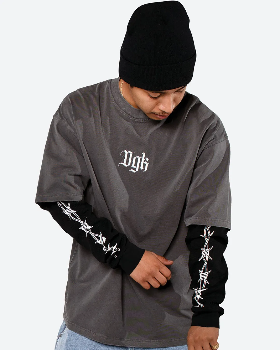 Dirty Ghetto Kids Thorn 2Fer Knit| Tops