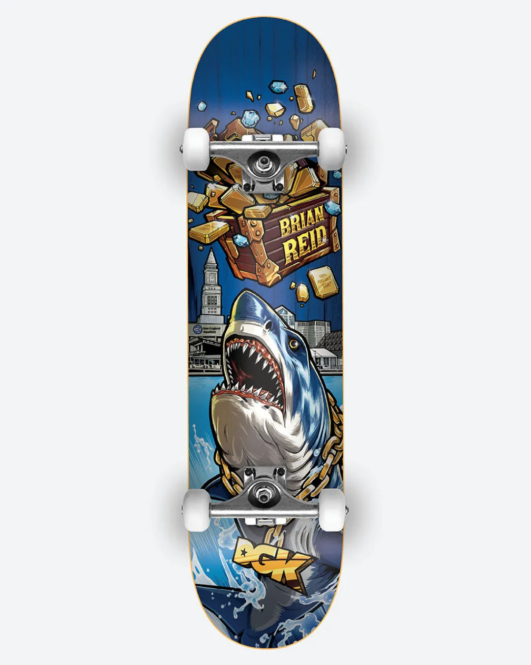 Dirty Ghetto Kids Treasures Reid 8.06" Skateboard Complete| Street Completes