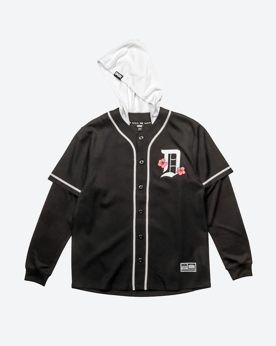 Dirty Ghetto Kids Zen 2fer Baseball Hoody| Tops